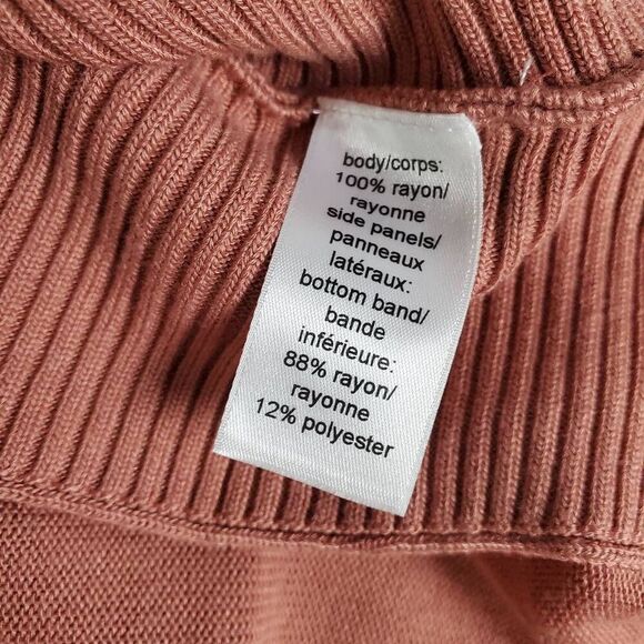 Maurices Women’s Dusty Rose Knit Sweater Tunic Size 3 - Picture 6 of 7